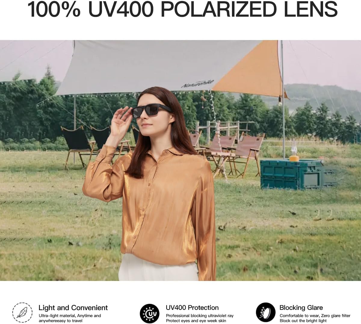 Oho Smart Glasses,Polarized Sunglasses with Bluetooth Speaker,Athletic/Outdoor UV Protection and Voice Control,Unisex (Grey Lens)