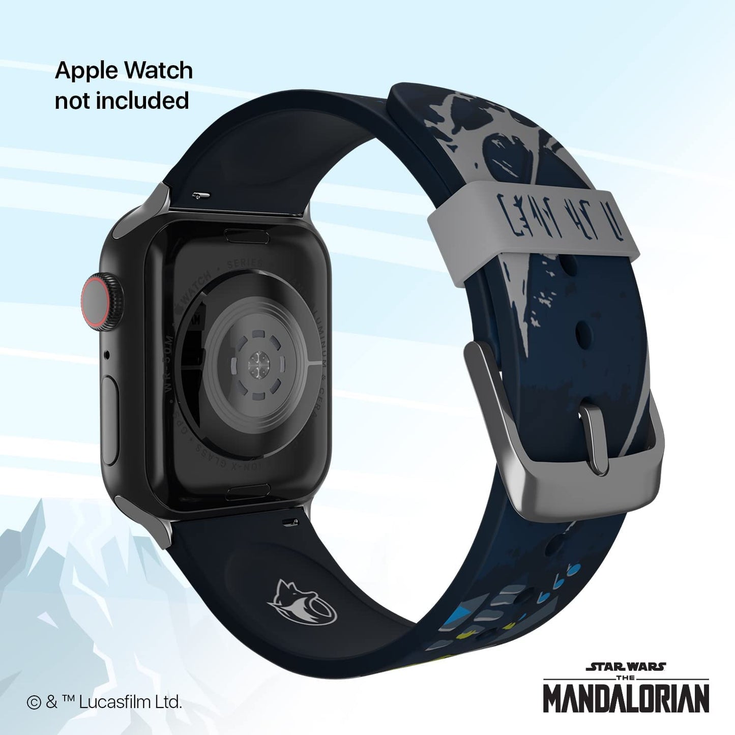Star Wars: the Mandalorian Officially Licensed Smartwatch Band (Watch Not Included)