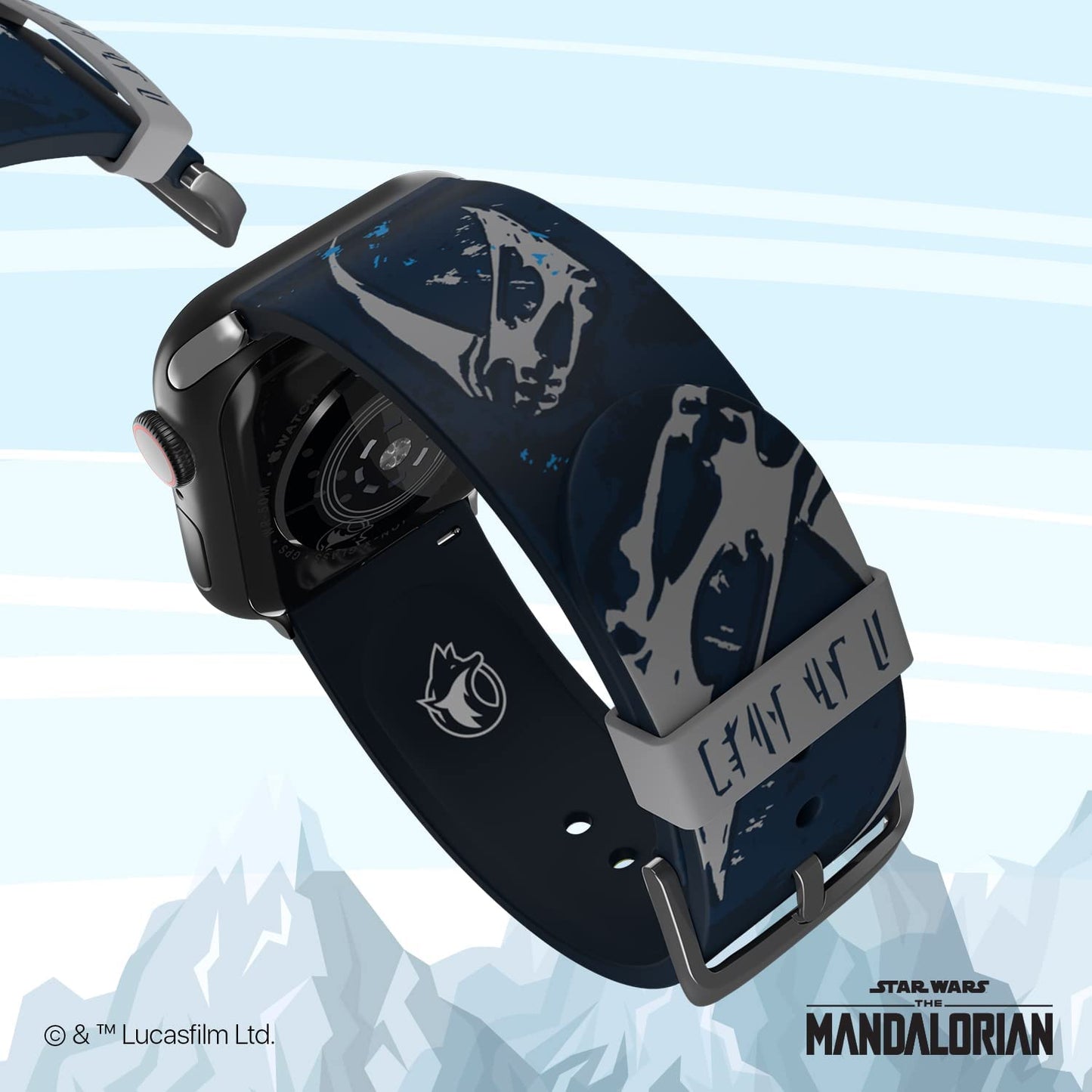 Star Wars: the Mandalorian Officially Licensed Smartwatch Band (Watch Not Included)