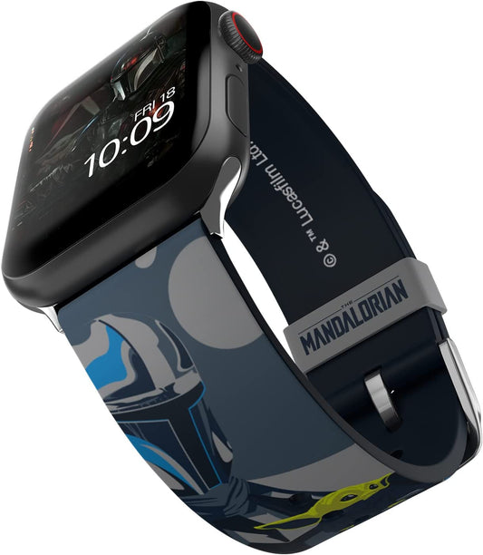 Star Wars: the Mandalorian Officially Licensed Smartwatch Band (Watch Not Included)